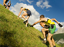 The daunting Vertical Kilometer course